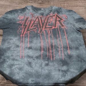 Slayer Tour Shirt Liquid Blue